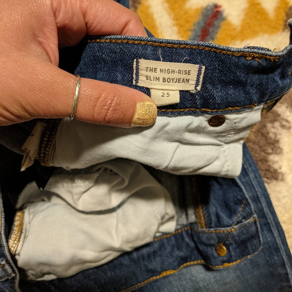 Madewell High Rise Slim Boyjean - Picture 5 of 13